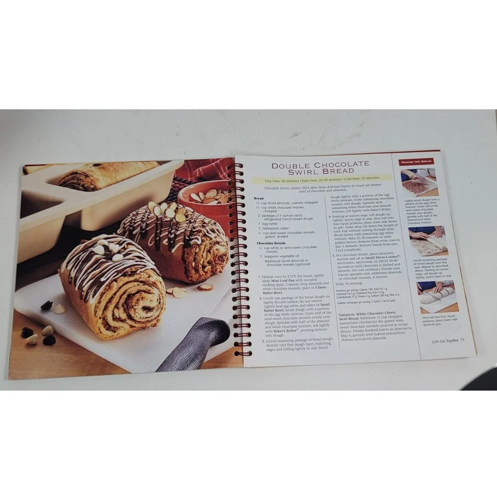 The Pampered Chef All The Best Cookbook Spiral Bound Recipes Appetizers Desserts